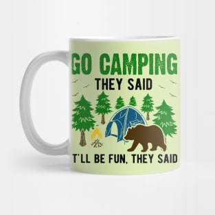 dangerous camping Mug